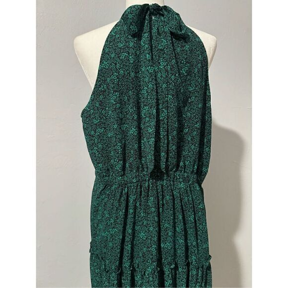 J.Crew Tiered floral maxi tie neck 16 - Picture 3 of 6